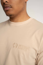 MEN'S BEIGE T-SHIRT - EVEREST