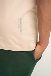 MEN'S BEIGE T-SHIRT - EVEREST