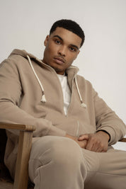 MEN'S LIGHT BROWN HOODIE - NASSAU