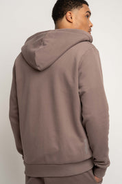 MĘSKA BLUZA Z KAPTUREM CAPPUCCINO - NASSAU