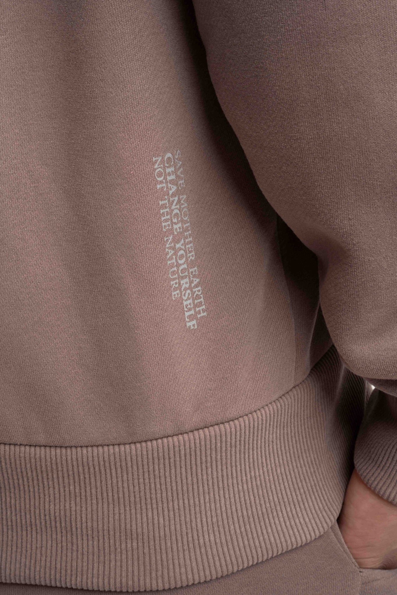 MĘSKA BLUZA Z KAPTUREM CAPPUCCINO - NASSAU