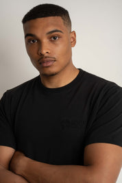 MEN'S BLACK T-SHIRT - EVEREST