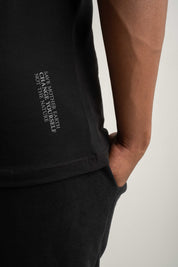 MEN'S BLACK T-SHIRT - EVEREST