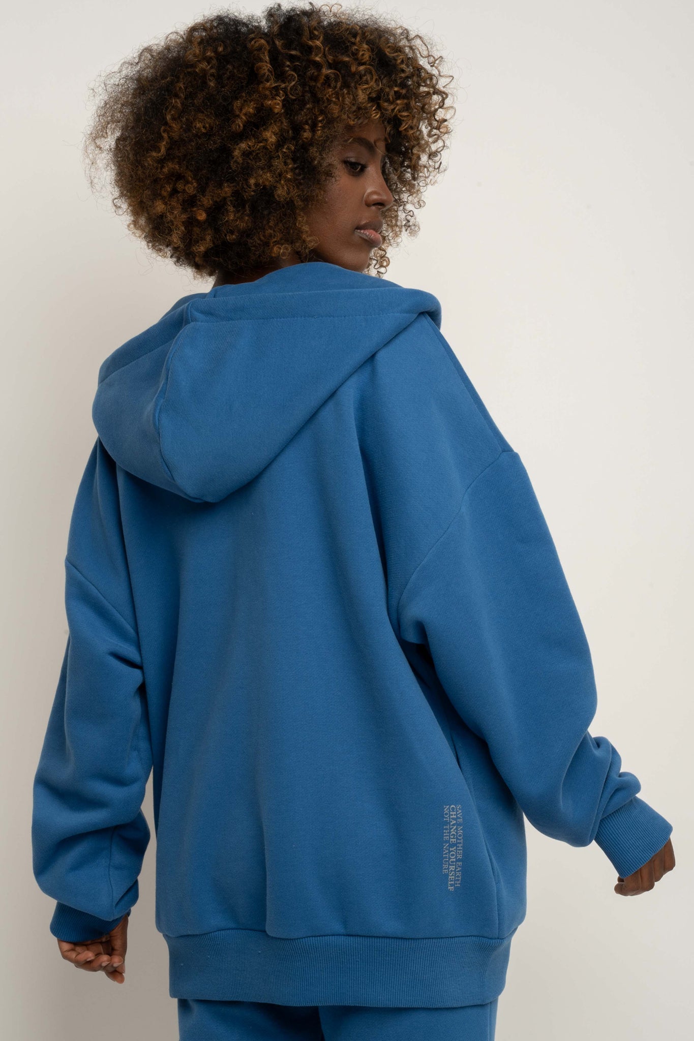 CORNFLOWER BLUE HOODIE - NIKO