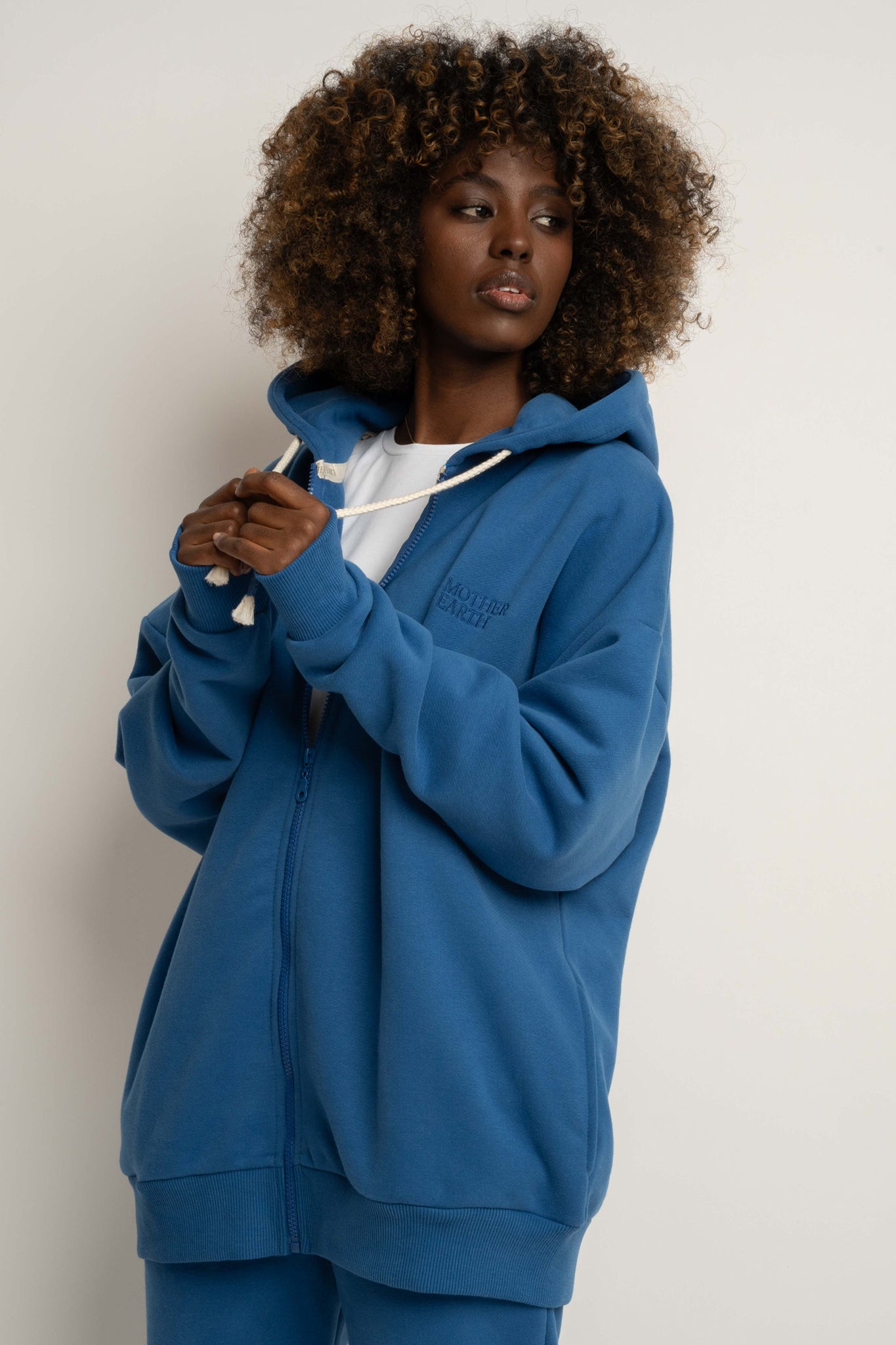 CORNFLOWER BLUE HOODIE - NIKO