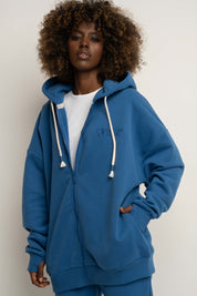 CORNFLOWER BLUE HOODIE - NIKO