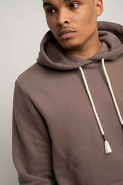 MĘSKA BLUZA Z KAPTUREM CAPPUCCINO - ASTON