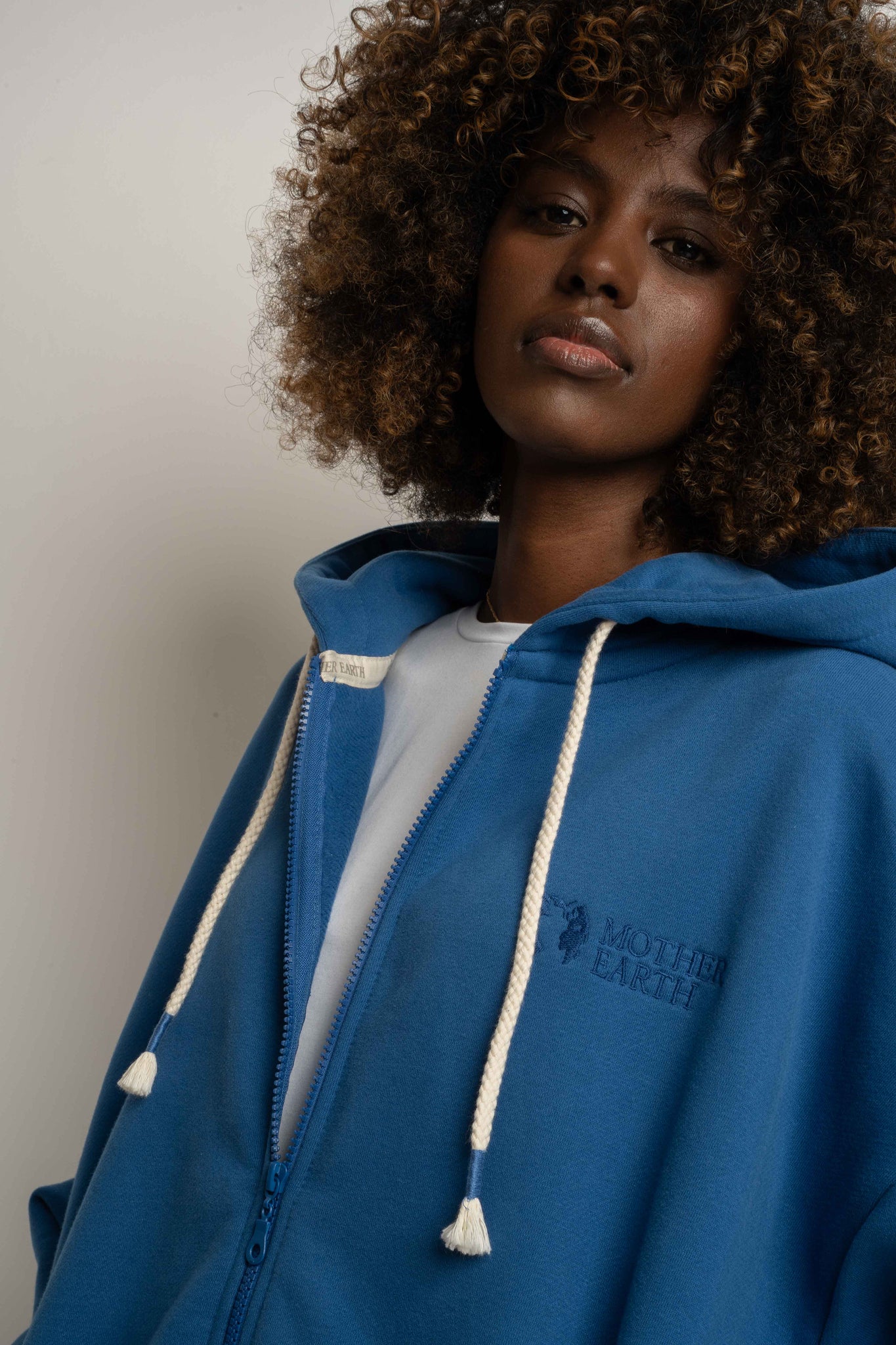 CORNFLOWER BLUE HOODIE - NIKO