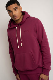 MEN'S HOODIE BURGUNDY - ASTON