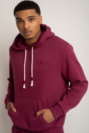 MEN'S HOODIE BURGUNDY - ASTON