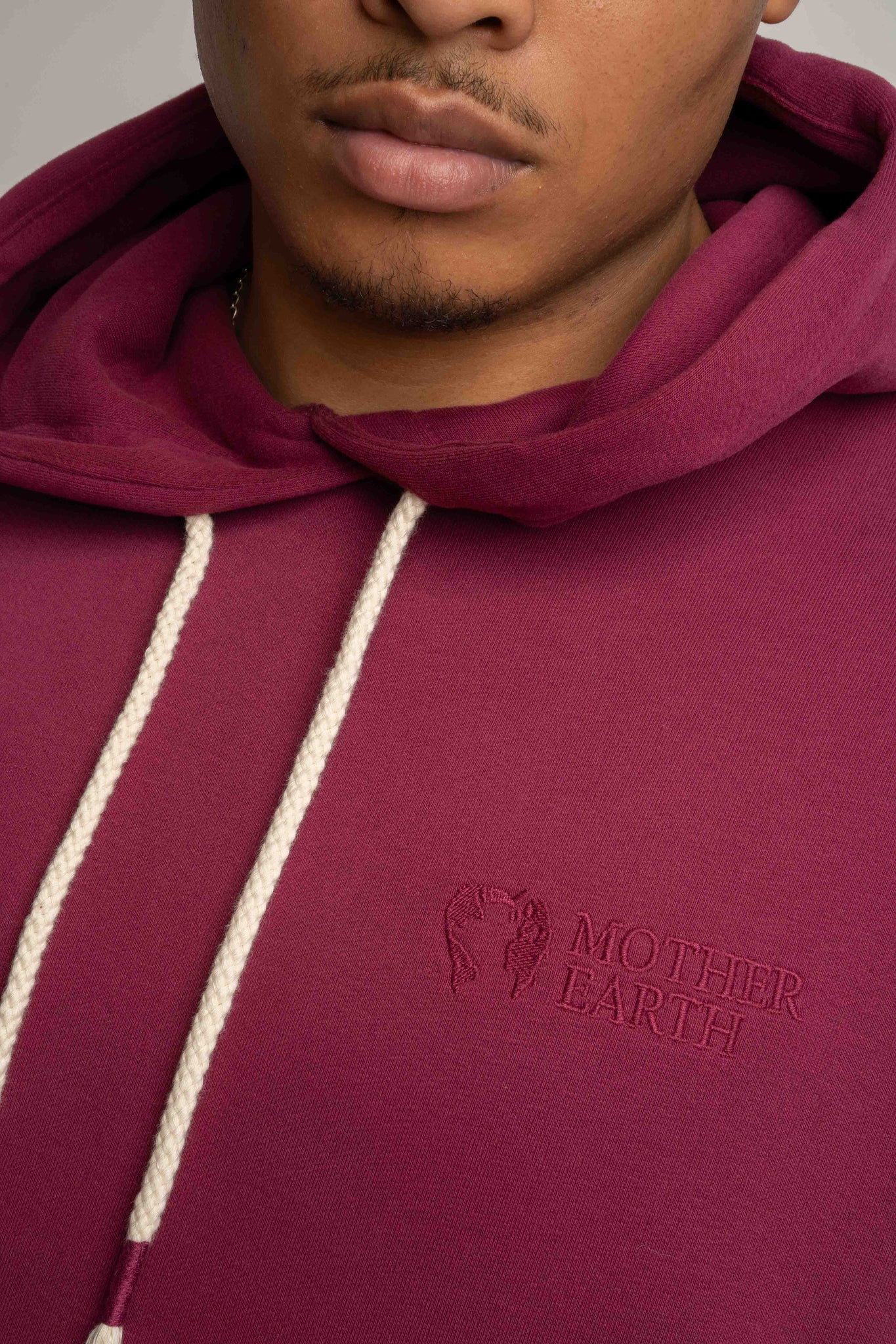 MEN'S HOODIE BURGUNDY - ASTON