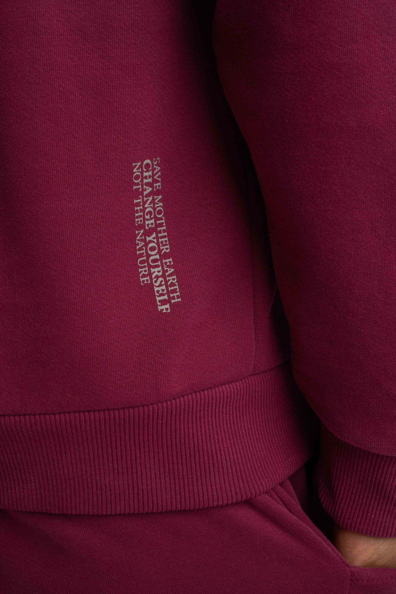 MEN'S HOODIE BURGUNDY - ASTON
