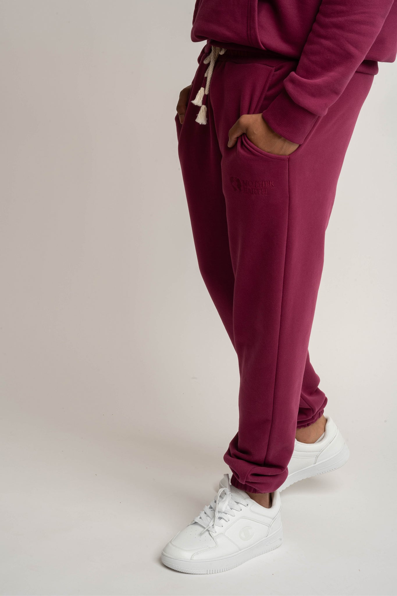 MEN'S BURGUNDY SWEATPANTS - CORADO