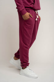 MEN'S BURGUNDY SWEATPANTS - CORADO