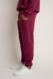 MEN'S BURGUNDY SWEATPANTS - CORADO