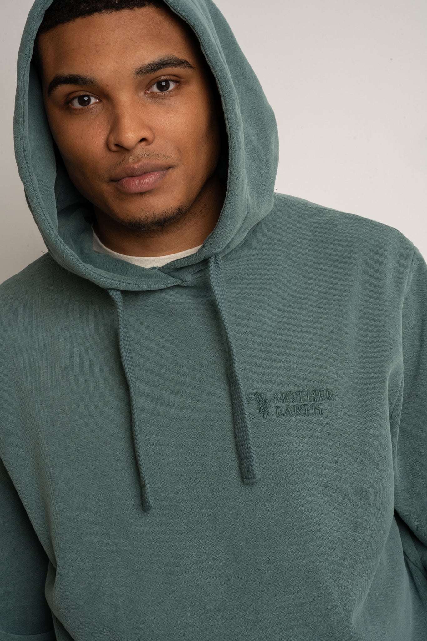 MEN'S WASHED HOODIE GREEN – AARHUS