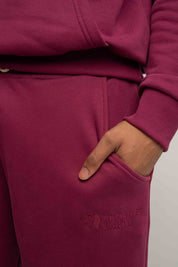 MEN'S BURGUNDY SWEATPANTS - CORADO