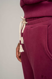 MEN'S BURGUNDY SWEATPANTS - CORADO