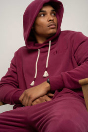 MEN'S HOODIE BURGUNDY - ASTON