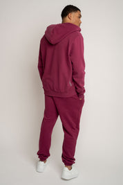 MEN'S BURGUNDY HOODIE - NASSAU