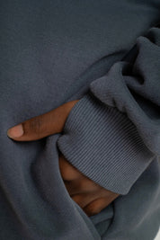 BLUZA Z KAPTUREM ROZPINANA 2nd DROP GRAFITOWA -NIKO