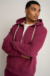 MEN'S BURGUNDY HOODIE - NASSAU