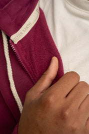 MEN'S BURGUNDY HOODIE - NASSAU