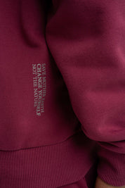 MEN'S BURGUNDY HOODIE - NASSAU