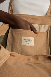 TORBA TYPU SHOPPER  BAG KARMELOWA 01 - ADALAR