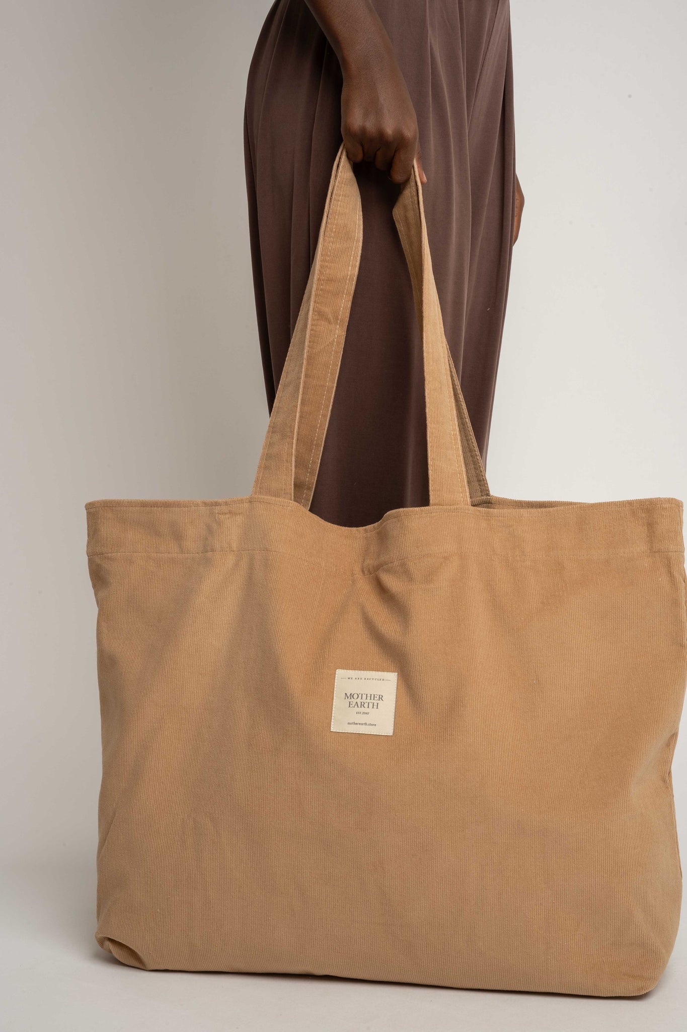 TORBA TYPU SHOPPER  BAG KARMELOWA 01 - ADALAR