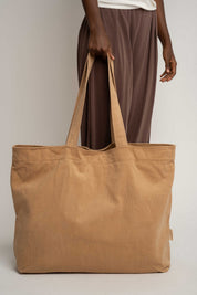 TORBA TYPU SHOPPER  BAG KARMELOWA 01 - ADALAR