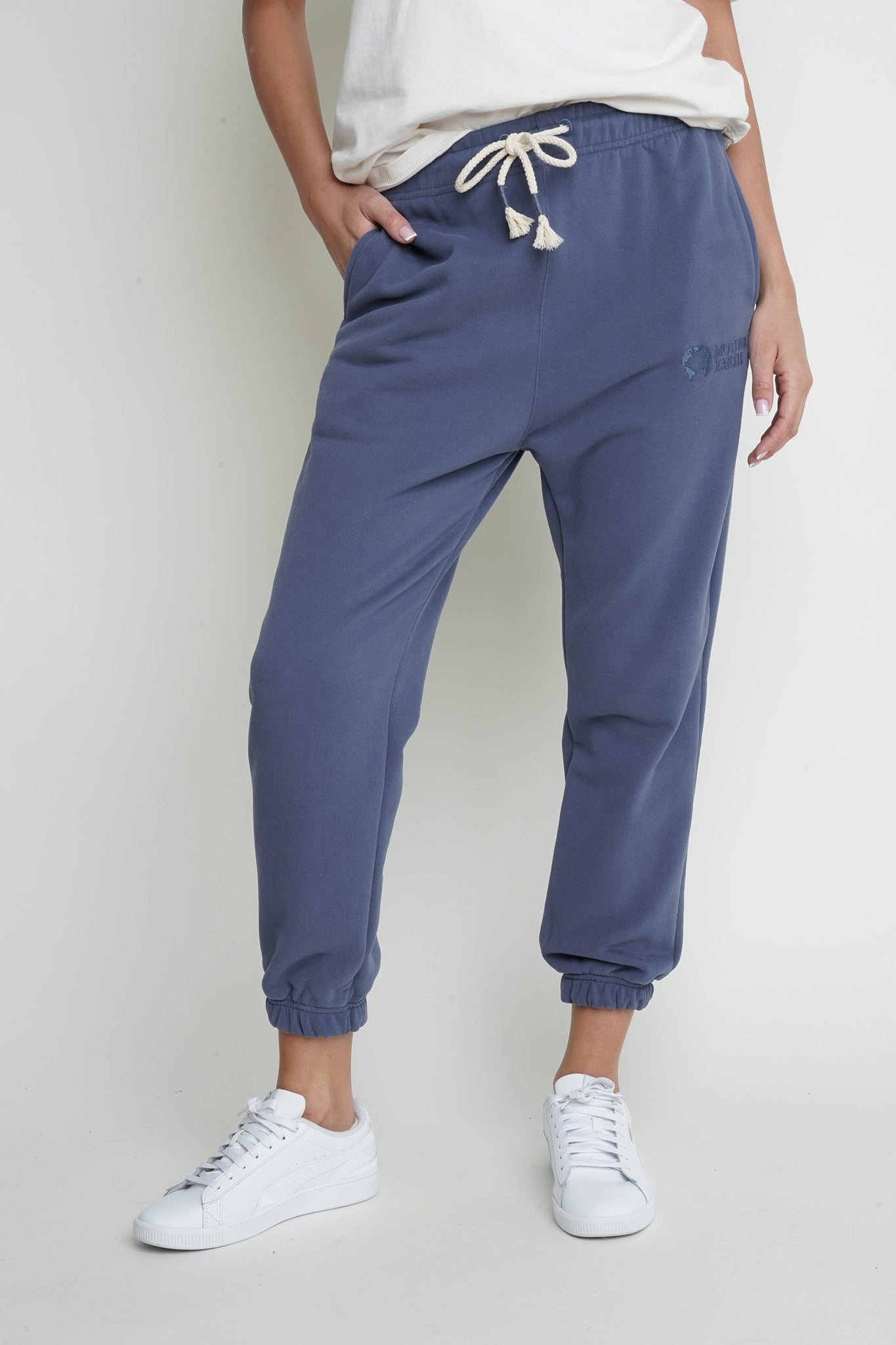 SPODNIE DRESOWE TYPU BAGGY 2nd DROP GRANATOWE - KARPATOS