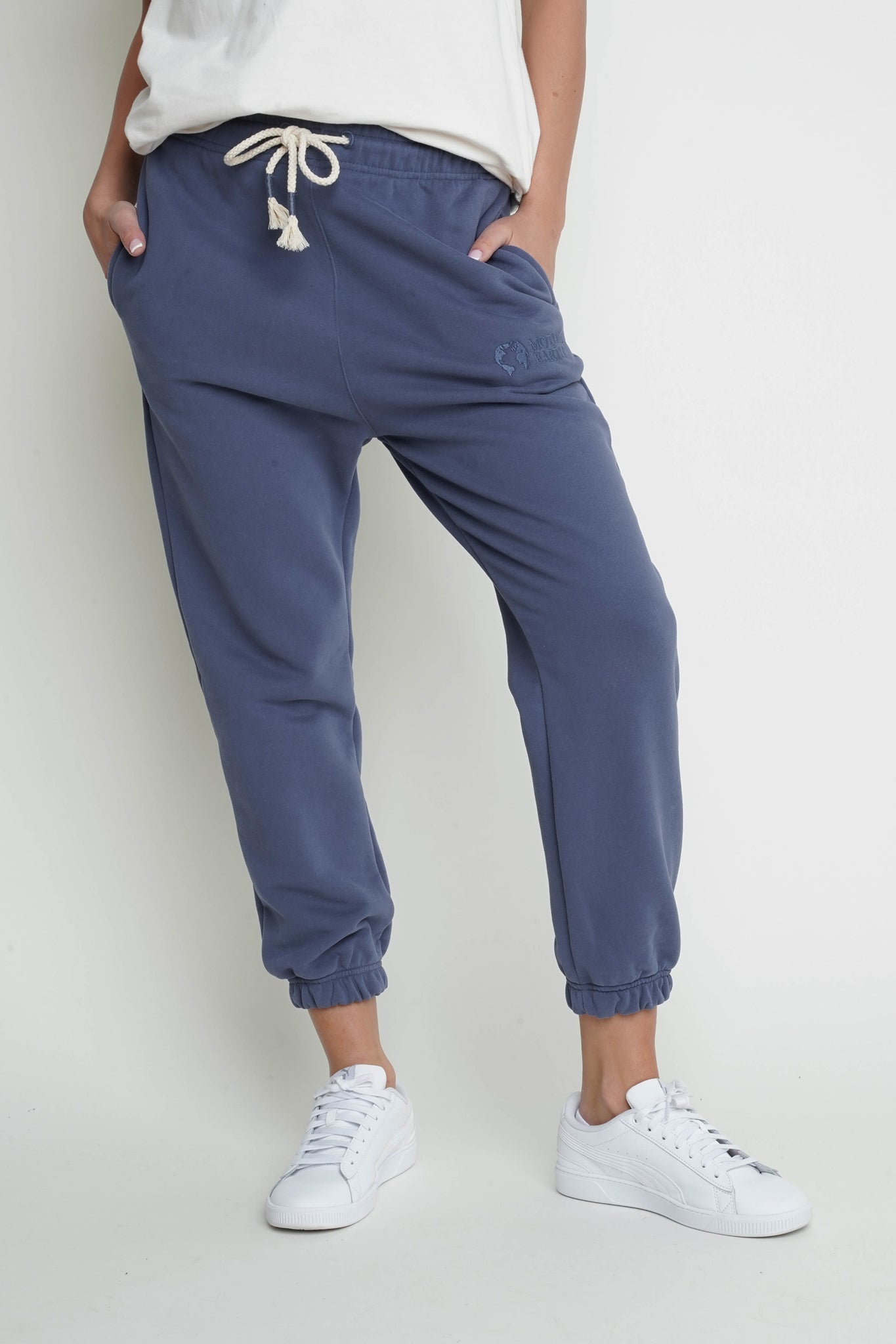 SPODNIE DRESOWE TYPU BAGGY 2nd DROP GRANATOWE - KARPATOS