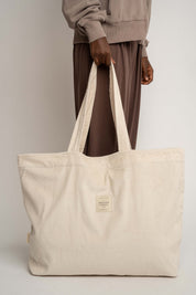 TORBA TYPU SHOPPER  BAG KREMOWA 01 - ADALAR