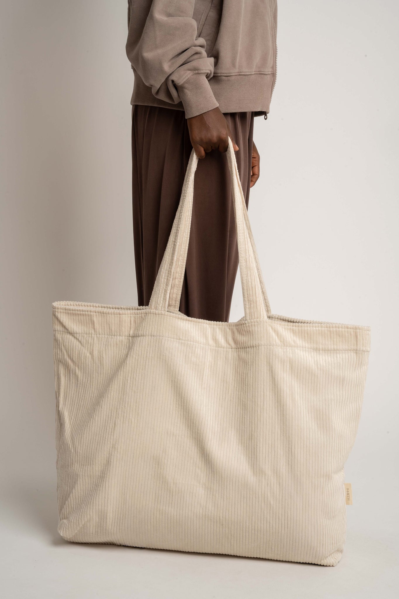 TORBA TYPU SHOPPER  BAG KREMOWA 01 - ADALAR