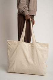 TORBA TYPU SHOPPER  BAG KREMOWA 01 - ADALAR
