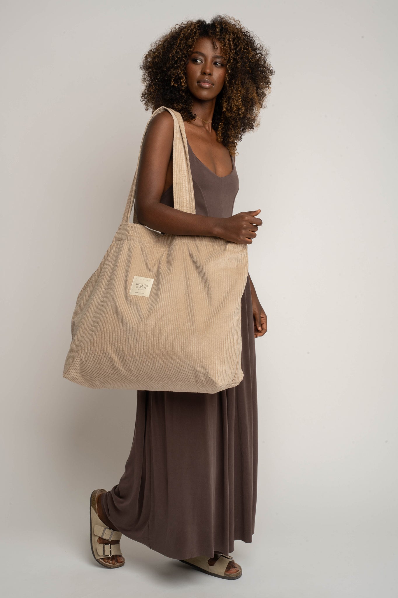 CREAM SHOPPER BAG - ADALAR