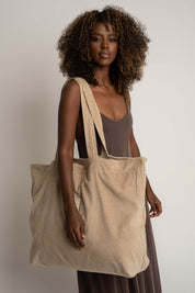 CREAM SHOPPER BAG - ADALAR