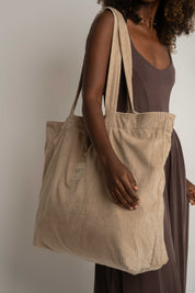 CREAM SHOPPER BAG - ADALAR