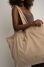CREAM SHOPPER BAG - ADALAR