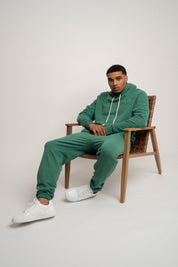 MEN'S GREEN HOODIE - ASTON