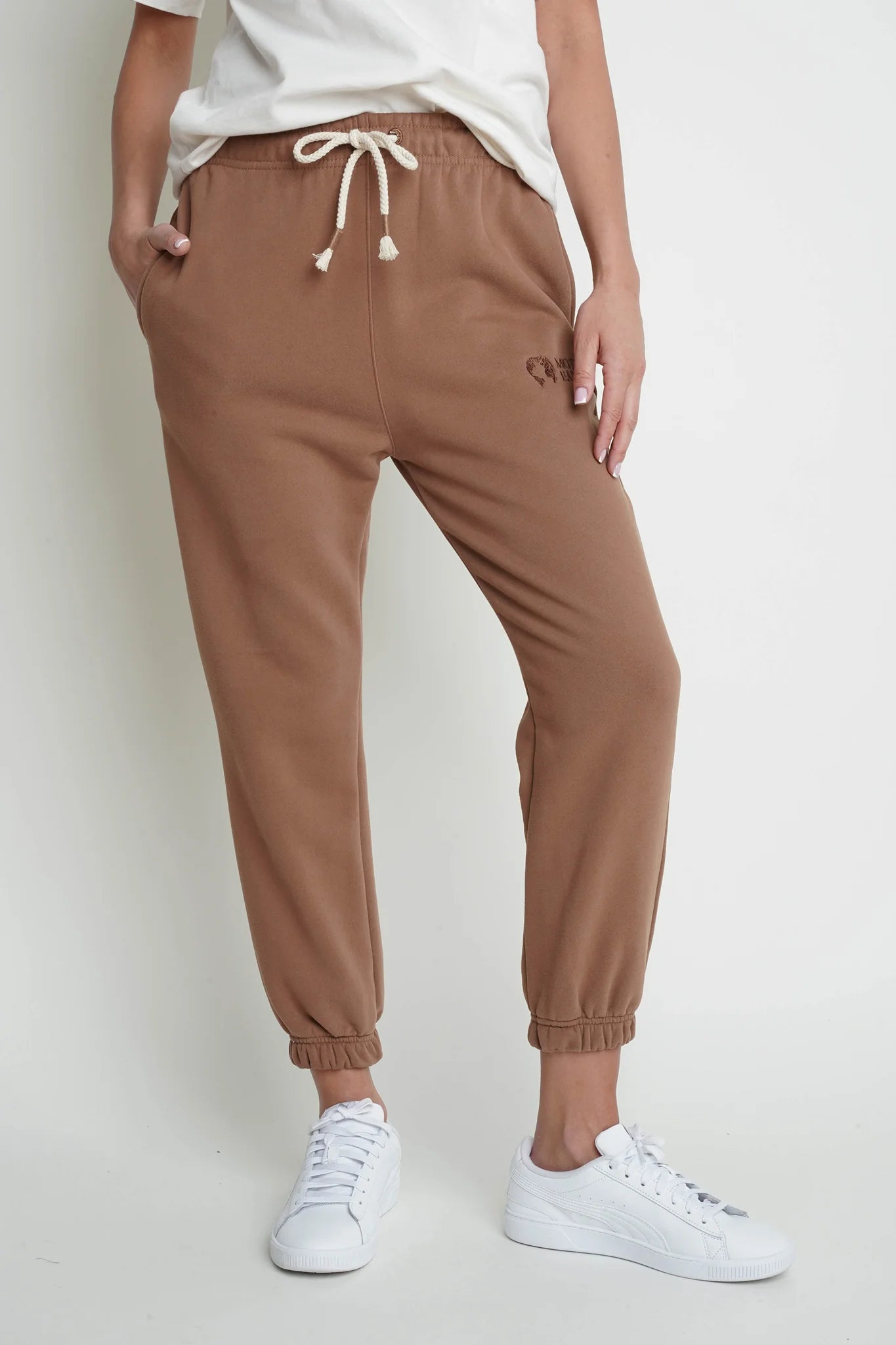 SPODNIE DRESOWE TYPU BAGGY 2nd DROP BRĄZOWE - KARPATOS