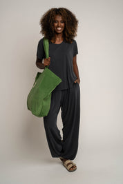 CREAM SHOPPER BAG - ADALAR
