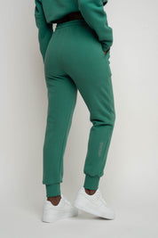 SPODNIE DRESOWE TYPU JOGGER ZIELONE - BEGERA