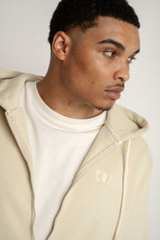 MEN'S HOODED SWEATSHIRT LIGHT BEIGE - NASSAU