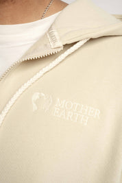 MEN'S HOODED SWEATSHIRT LIGHT BEIGE - NASSAU