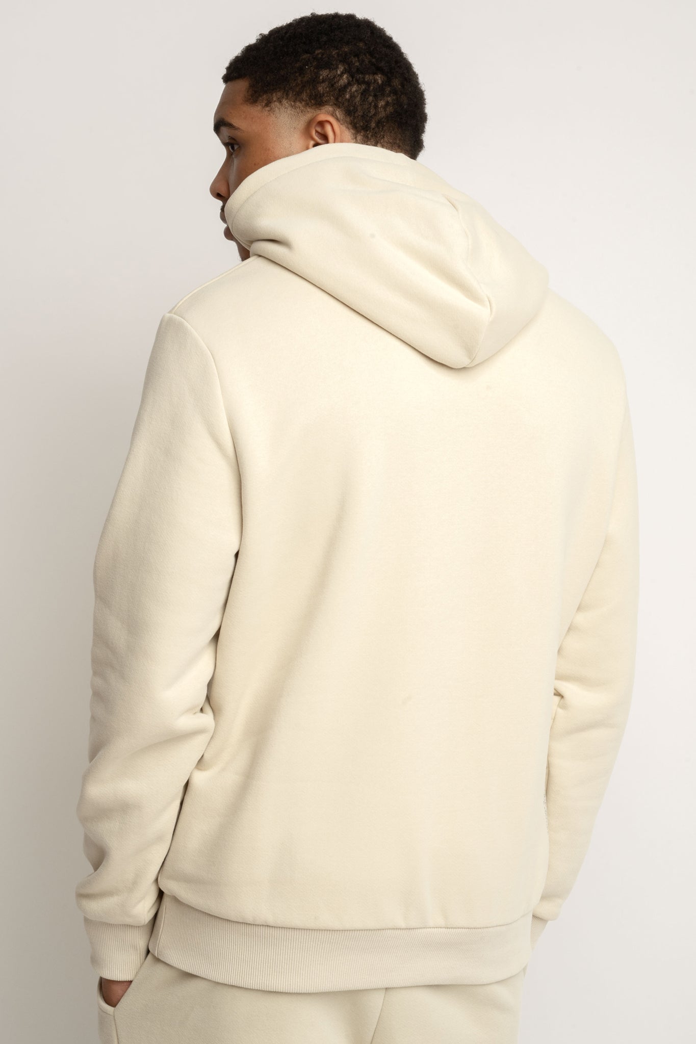 MEN'S LIGHT BEIGE HOODIE - ASTON