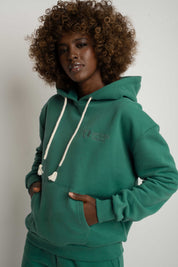FOREST GREEN HOODIE - MOHELI