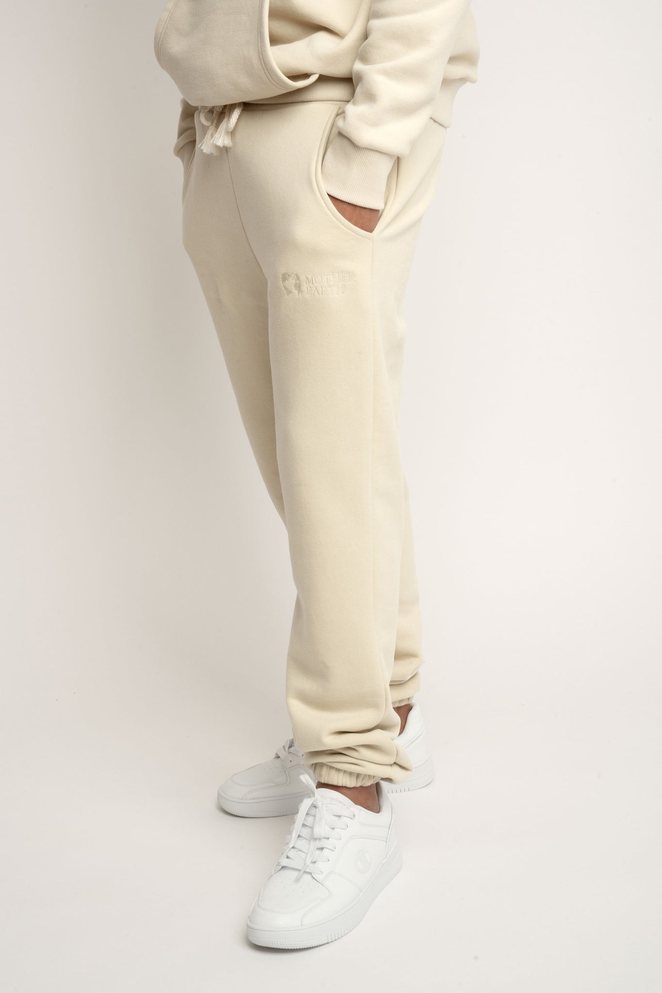 MEN'S LIGHT BEIGE SWEATPANTS - CORADO