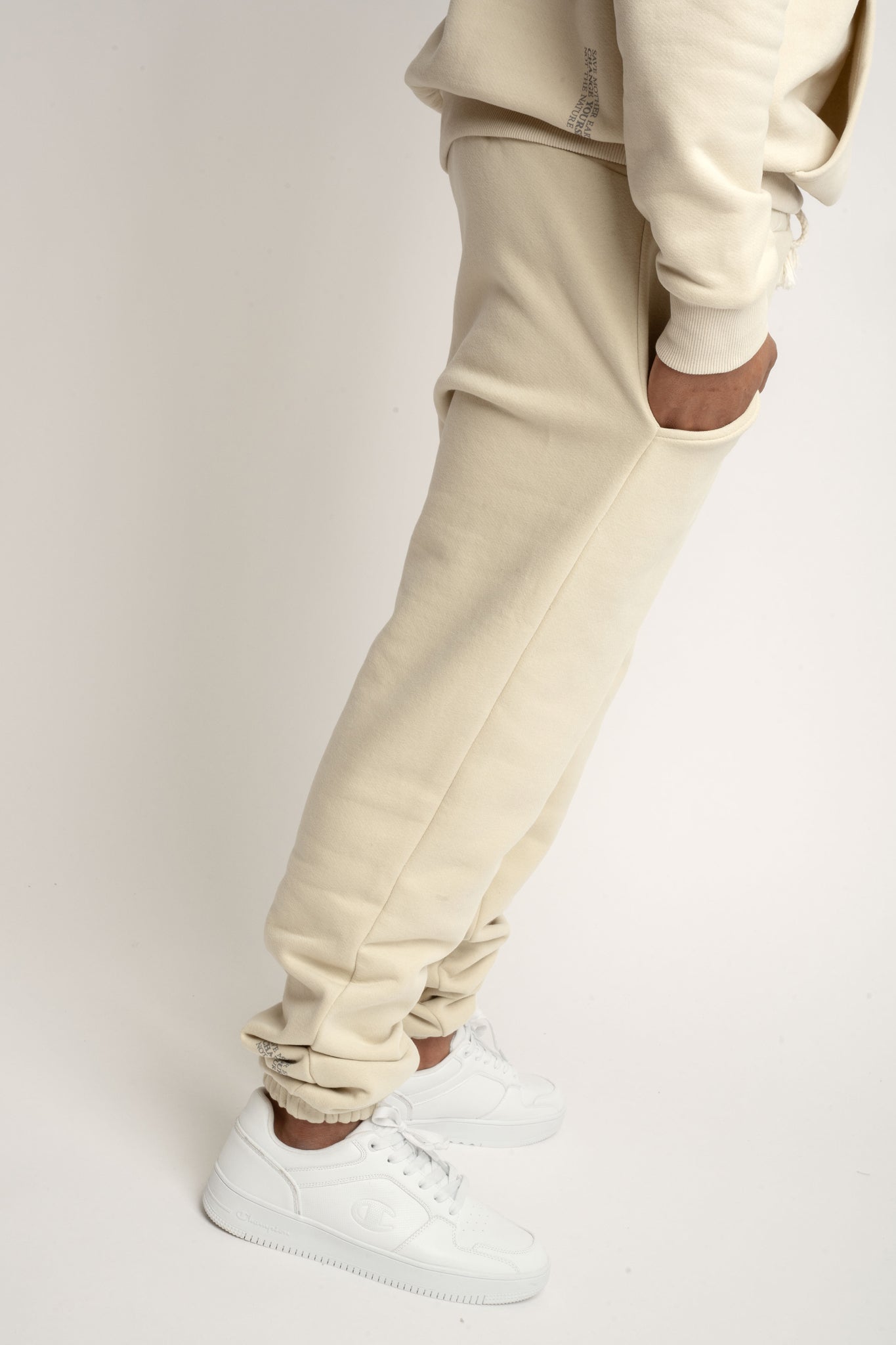 MEN'S LIGHT BEIGE SWEATPANTS - CORADO